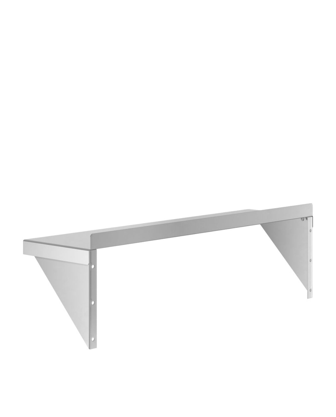 Stainless steel shelf