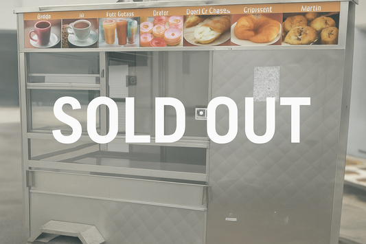 Food Cart with Light Sold Out Overlay